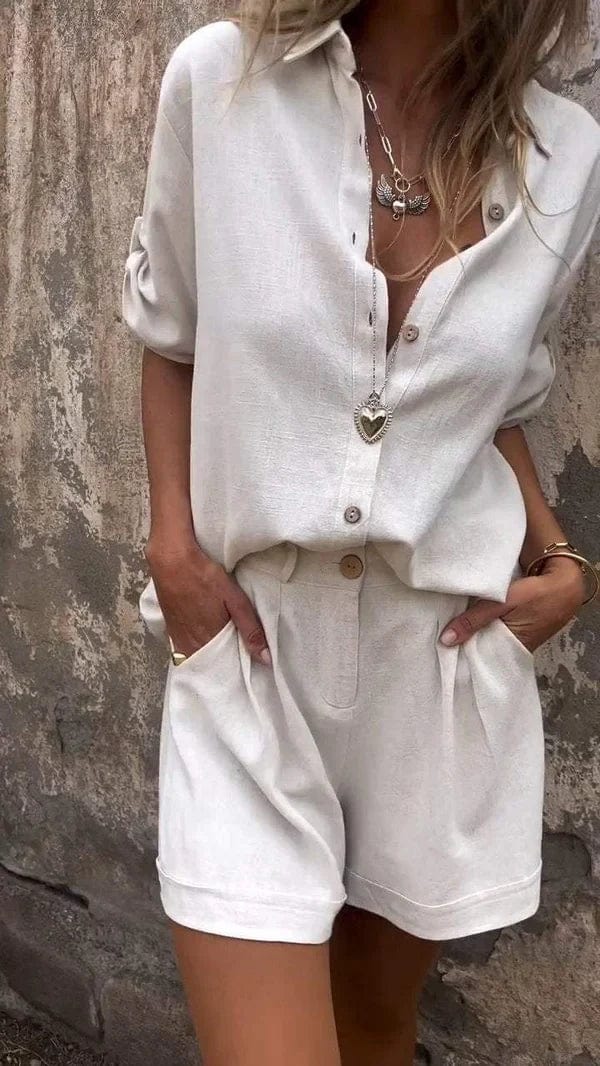 Summer Shirt & Shorts Set for Women