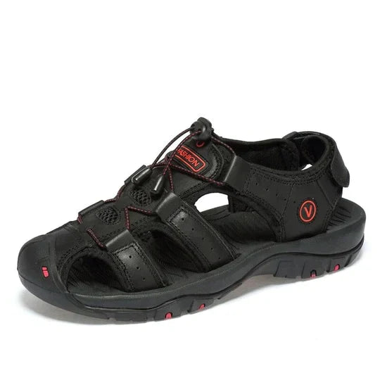 Unisex Sandals with Adjustable Fit and Structured Sole