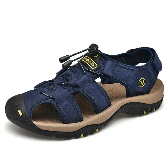 Unisex Sandals with Adjustable Fit and Structured Sole