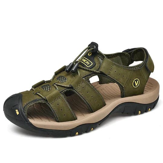 Unisex Sandals with Adjustable Fit and Structured Sole