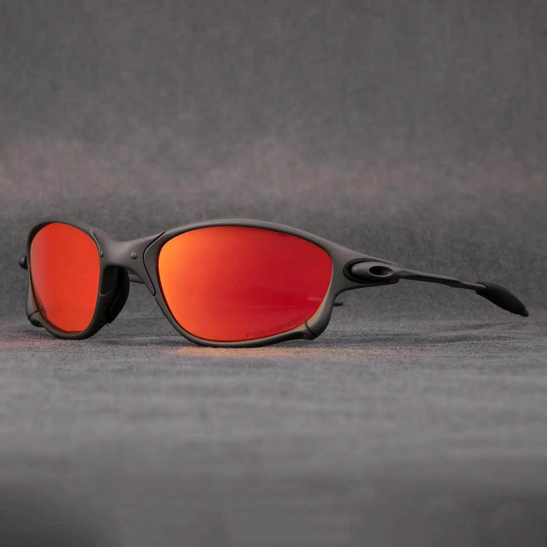 Wraparound Sunglasses Men – Curved Mirrored Lens