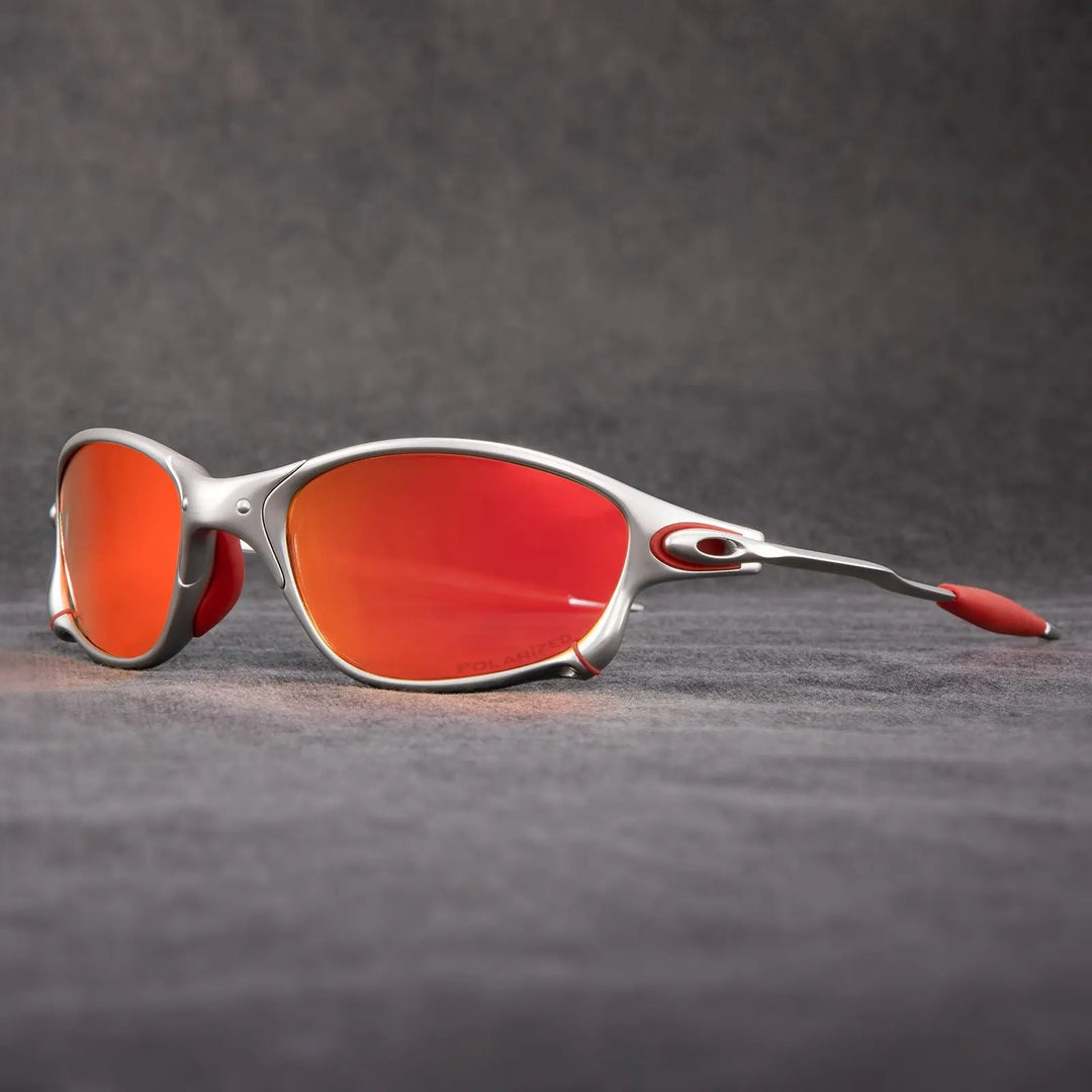 Wraparound Sunglasses Men – Curved Mirrored Lens