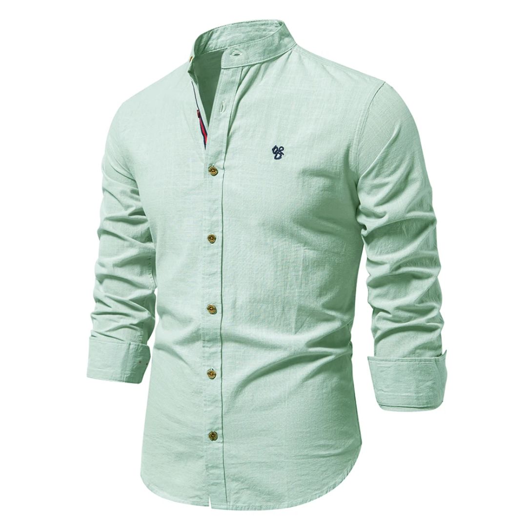 Men's Shirt With Round Neck