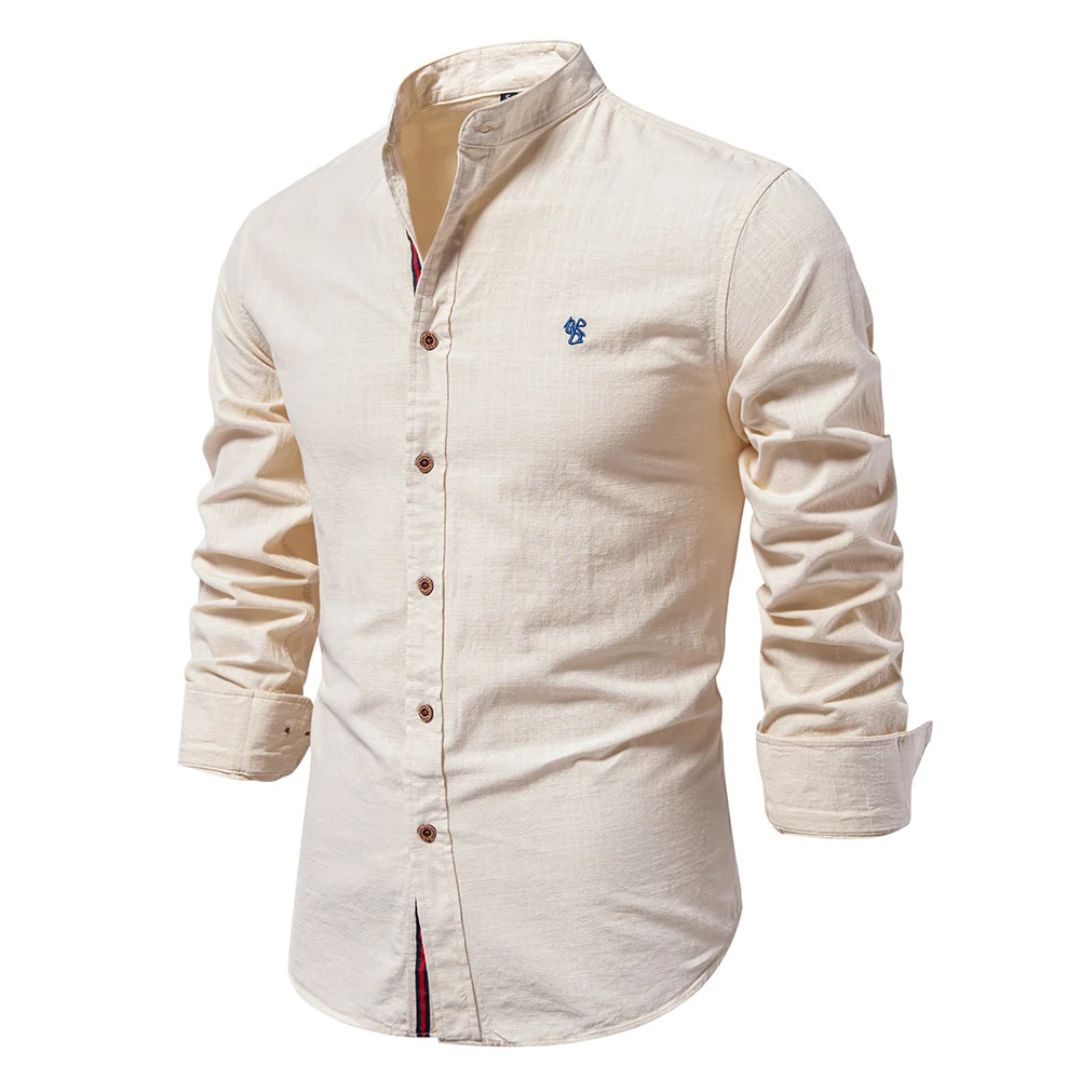 Men's Shirt With Round Neck