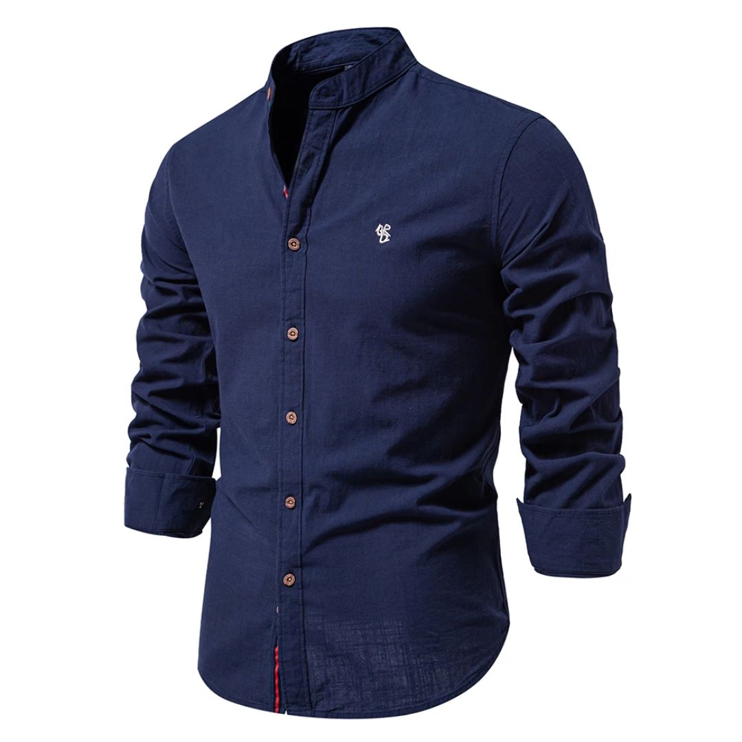 Men's Shirt With Round Neck