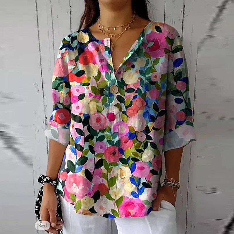Kalessa | Cotton Linen Blouse