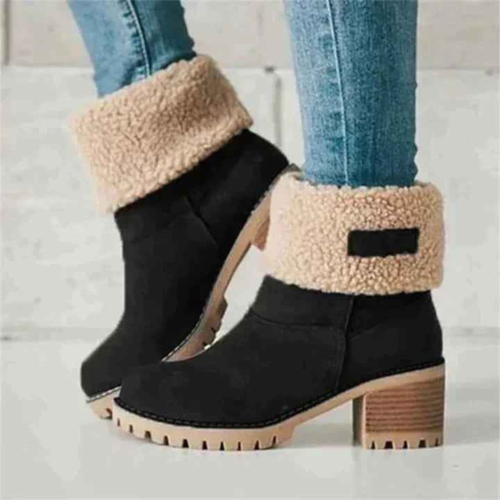 Warm Sacha Ankle Boots With Teddy Lining