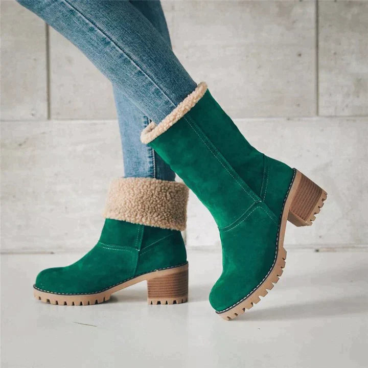 Warm Sacha Ankle Boots With Teddy Lining
