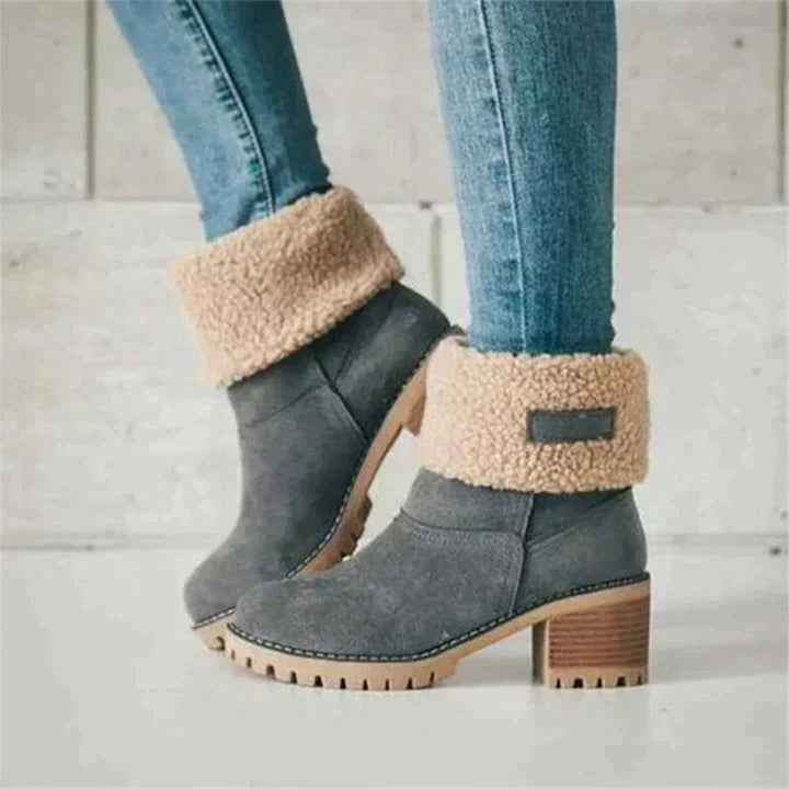 Warm Sacha Ankle Boots With Teddy Lining