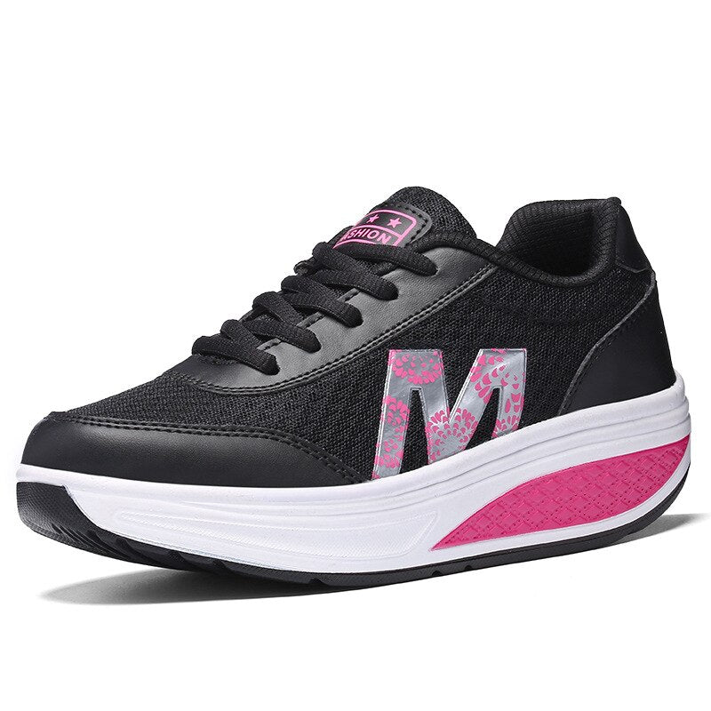 Wedge Shoes with Laces