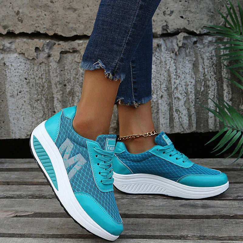 Wedge Shoes with Laces