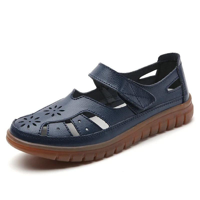 Women's Sandals With A Textured Surface For Summer