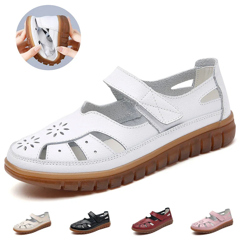Women's Sandals With A Textured Surface For Summer