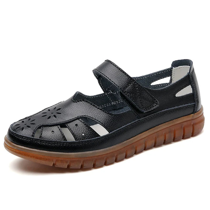 Women's Sandals With A Textured Surface For Summer