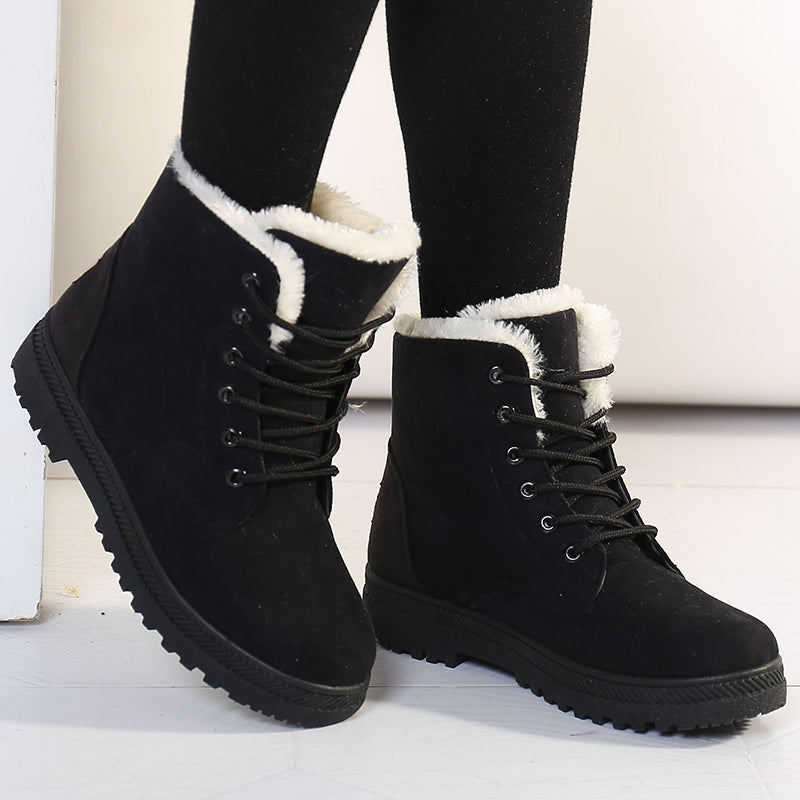 Women's Snow Boots with Fleece Lining