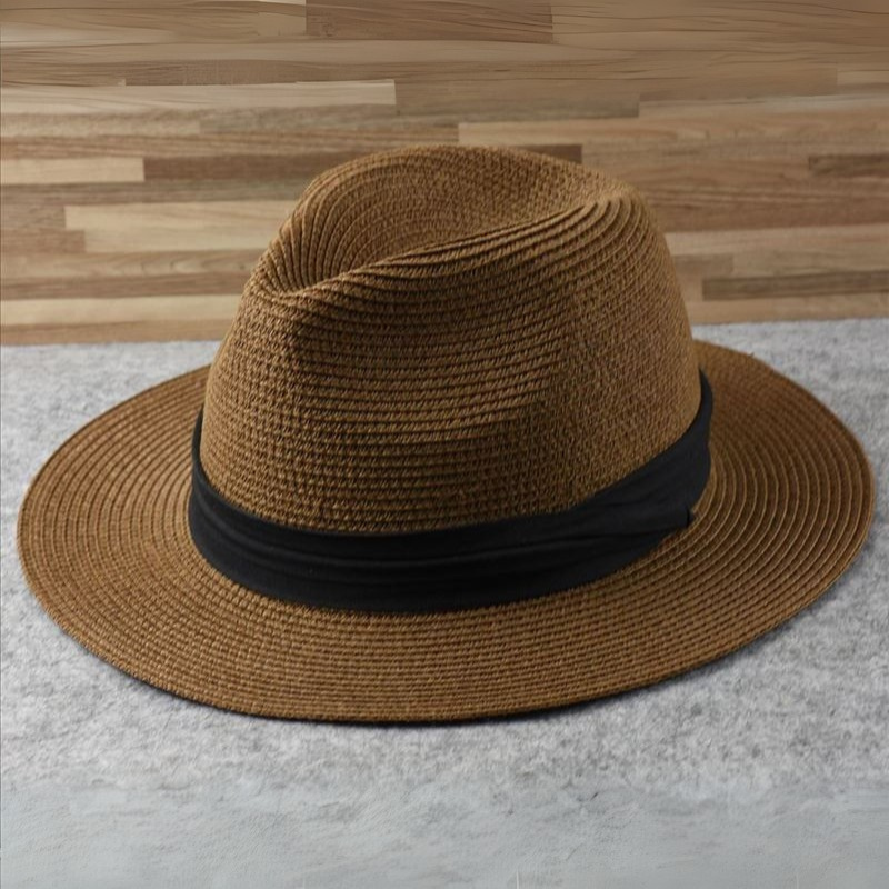 Woven Panama-Style Hat for Men