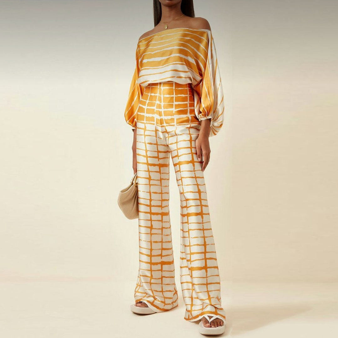 Line | Two-Piece Set Elegant Summer Outfit
