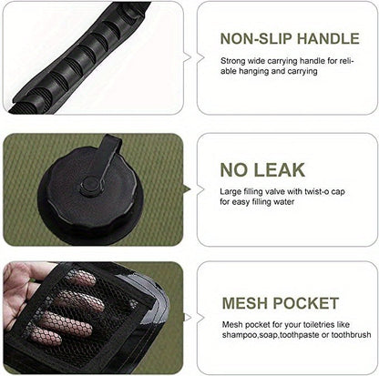 Shobag | 20L Solar Heated Camping Shower Bag
