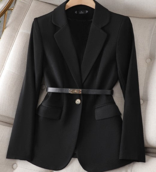 Wondera | Ladies Blazer - Long, Stylish With Belt