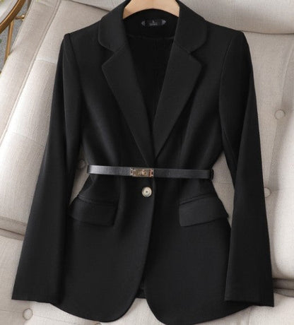 Wondera | Ladies Blazer - Long, Stylish With Belt