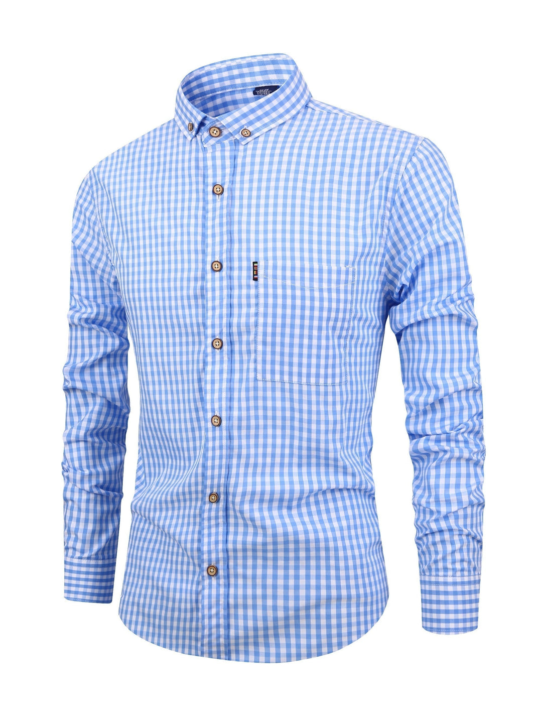 Men's Plaid Shirt For Fall Casual & Comfortable