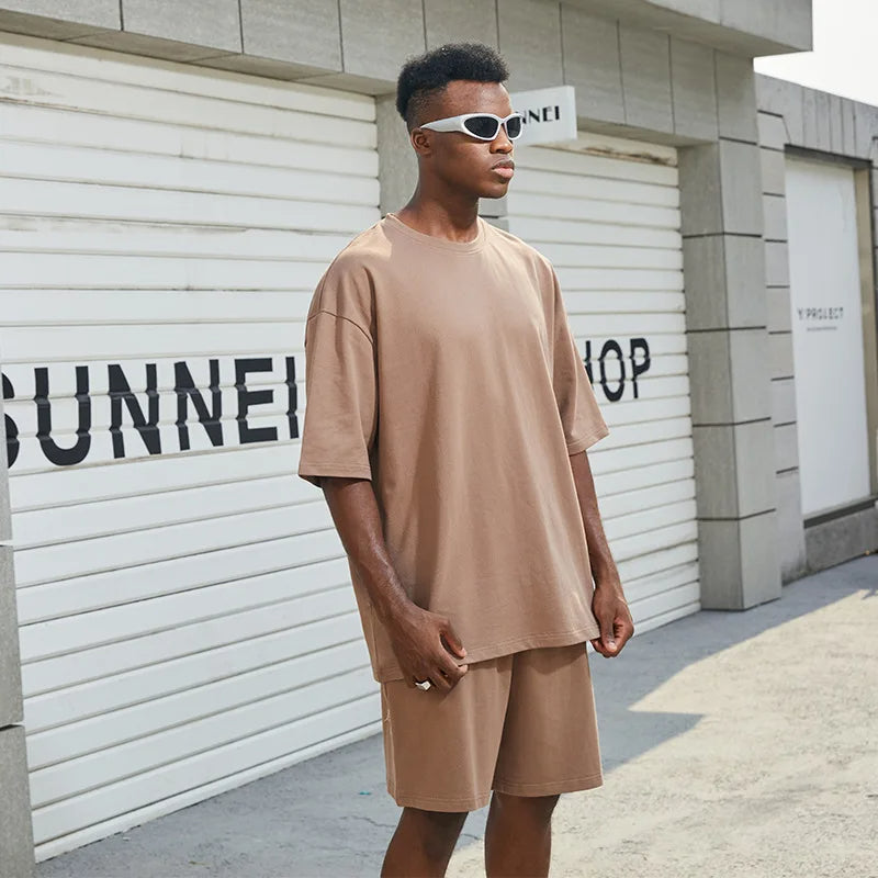Flavio | Oversized Casual T-Shirt Set For Men
