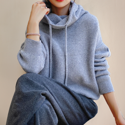 Cheleys | Ladies Hoodie Soft Knit For Coziness