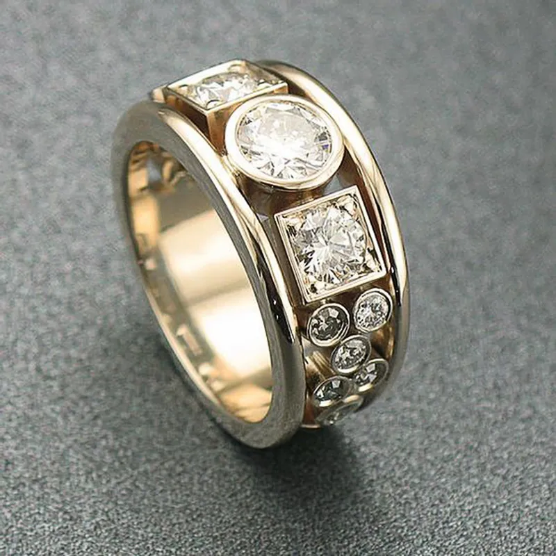 Lisantha | Ladies Vintage Gold Zirconia Rin