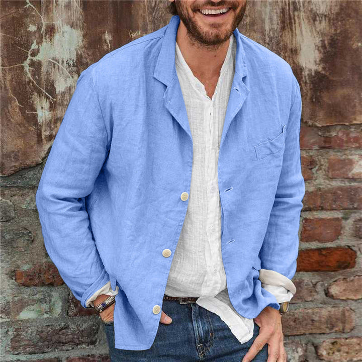 Casual Linen Blazer for Men