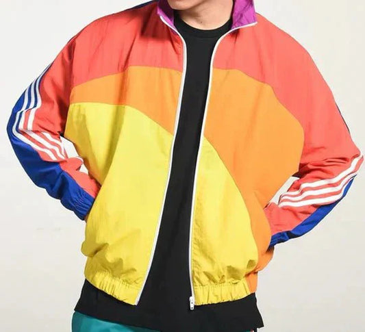 Men's Jacket With A Retro Look And Textured Surface