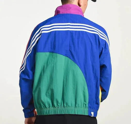 Men's Jacket With A Retro Look And Textured Surface
