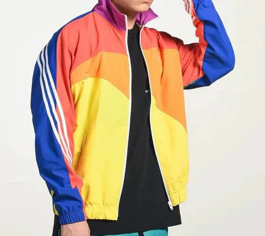Men's Jacket With A Retro Look And Textured Surface