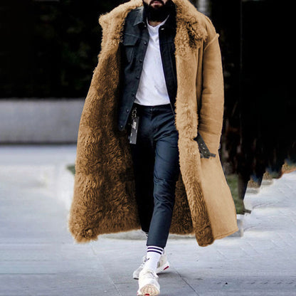Winterziu | Men's Winter Coat Warm Lined With Fur Hood