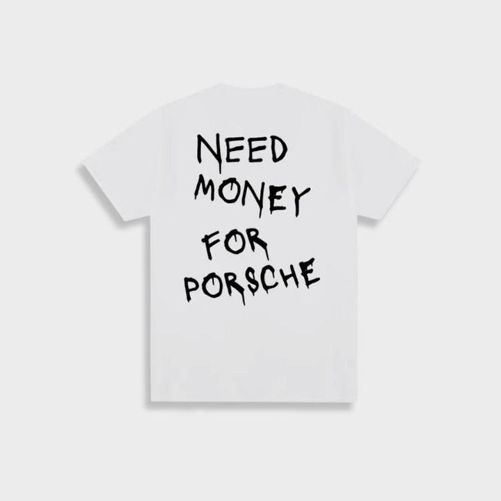 Vintage 'Need Money For Porsche' T-Shirt For Men